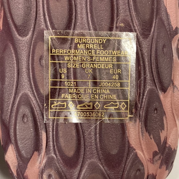 Merrell Hydro Slides Sandals Burgundy Purple Womens Size 9 - Picture 4 of 7